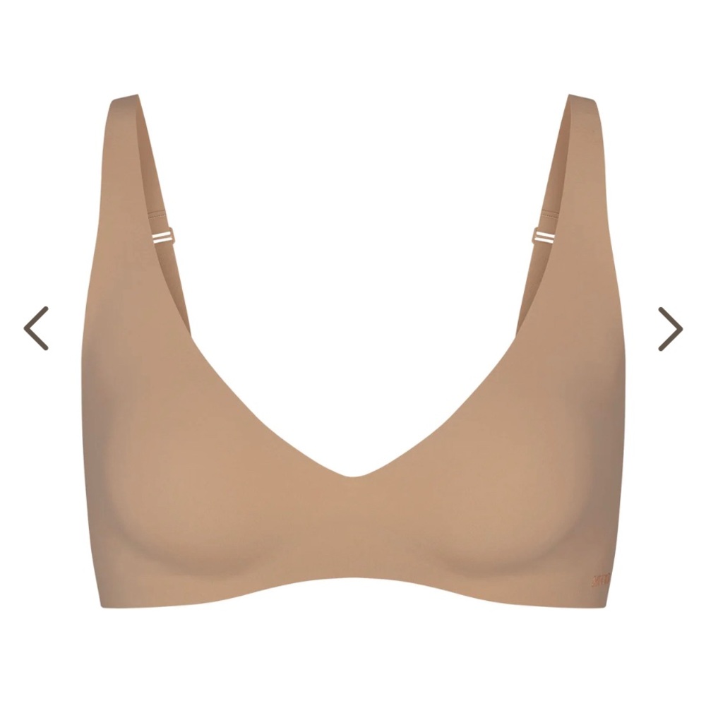 SKIMS Naked Plunge Bra - Clay, size L